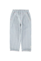 Piupiuchick unisex trousers  | ecru w/ indigo stripes