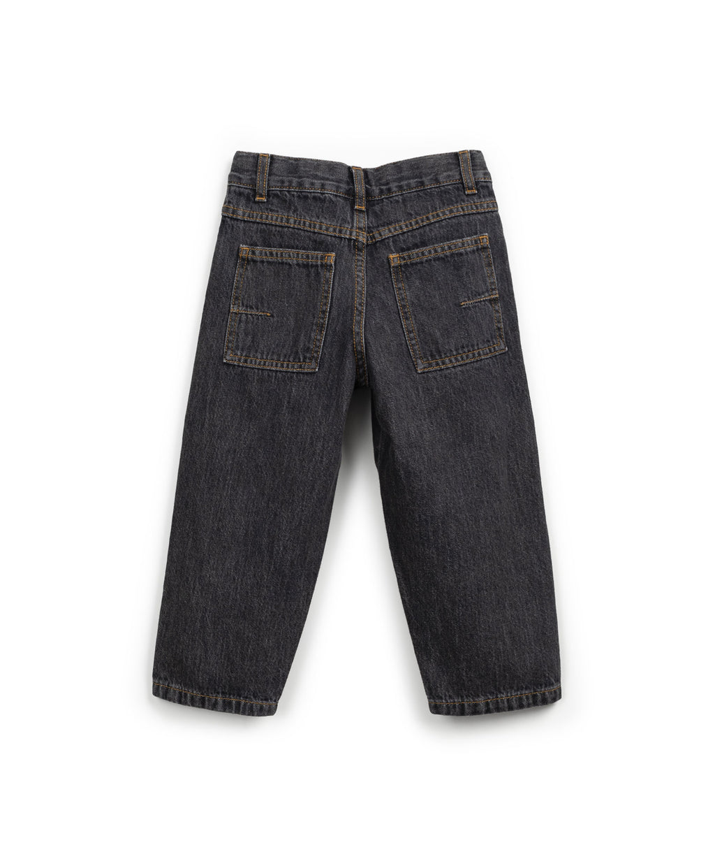Play up denim trousers | grafite