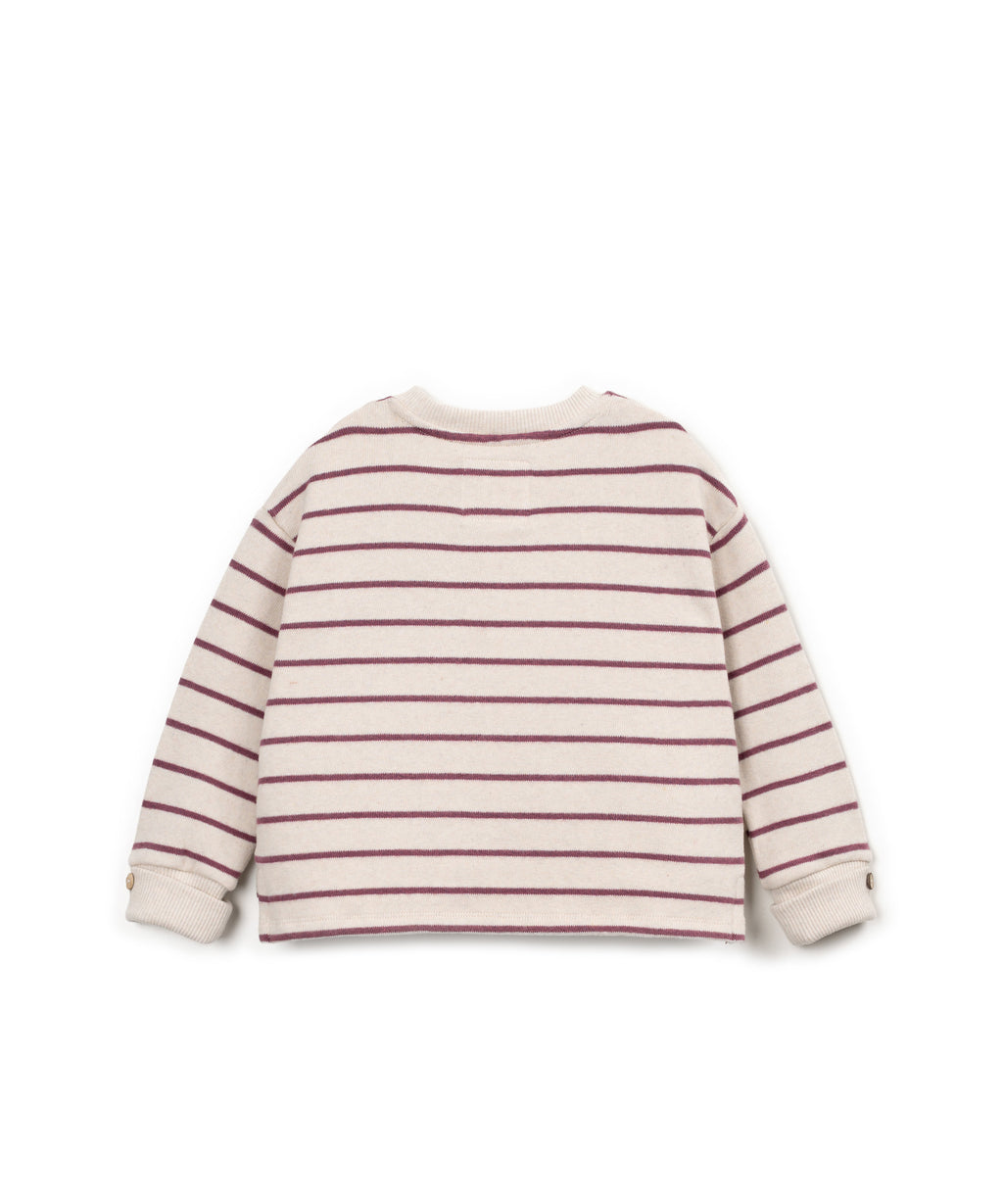 Play up striped jersey sweater | amora
