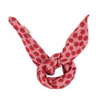 Piupiuchick bandana | pink w/ red apples