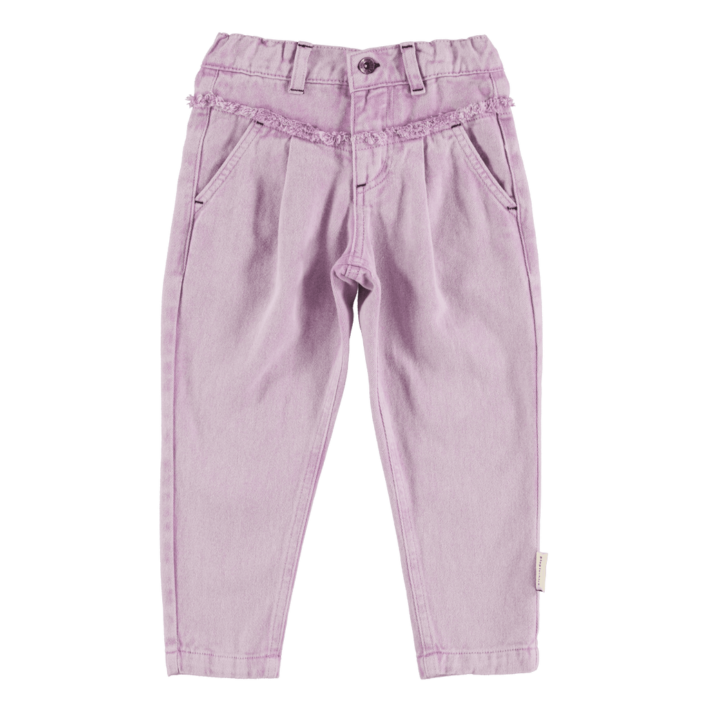 Piupiuchick mom fit trousers | lilac