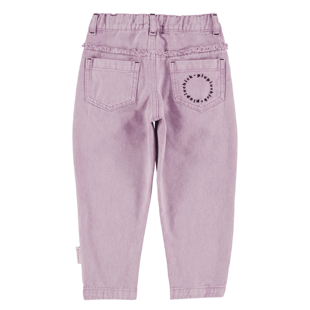 Piupiuchick mom fit trousers | lilac