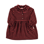 Piupiuchick short dress | red & black vichy