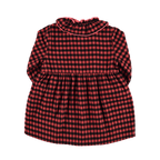 Piupiuchick short dress | red & black vichy