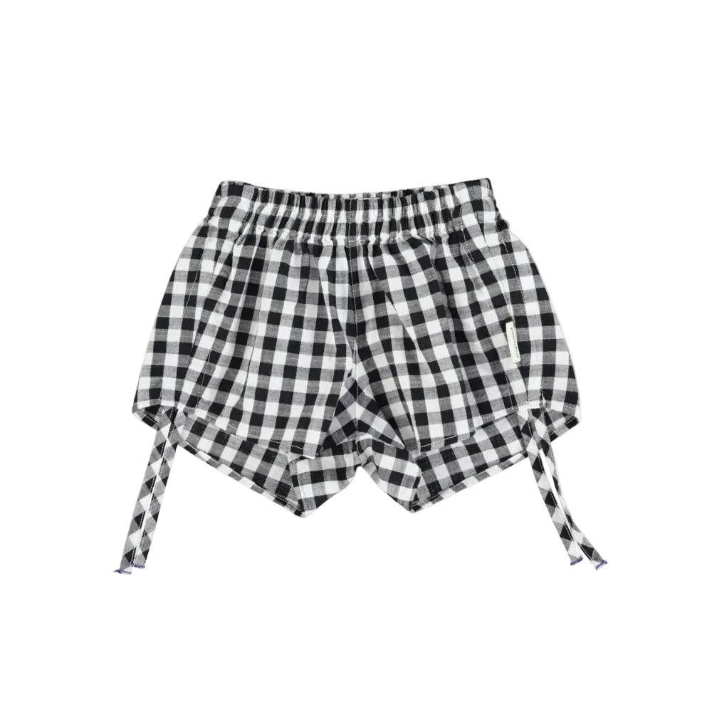 Piupiuchick shorts | black & white checkered