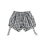 Piupiuchick shorts | black & white checkered