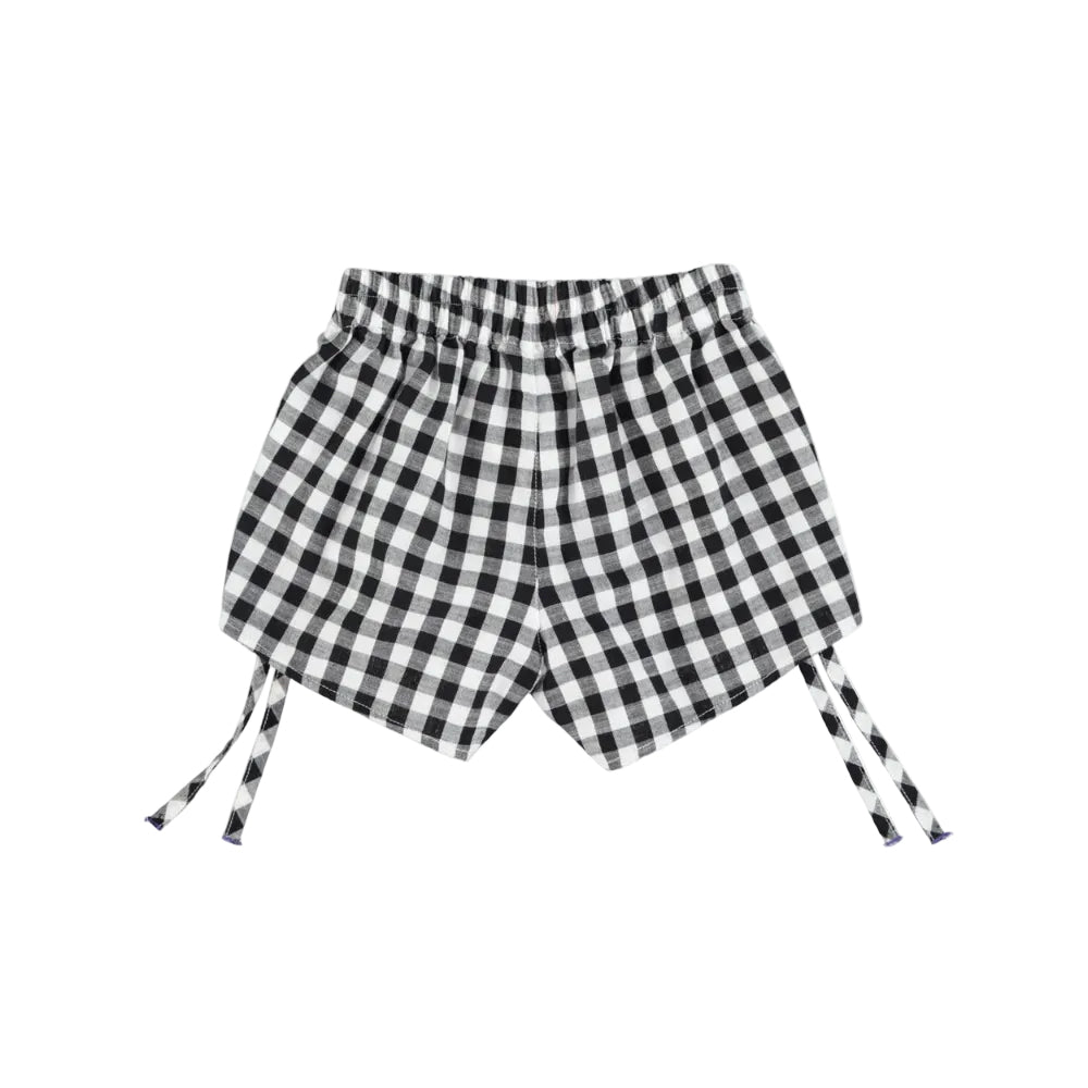 Piupiuchick shorts | black & white checkered