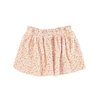 Piupiuchick short skirt | light pink w/ yellow flowers