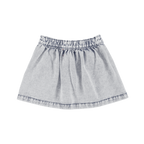 Piupiuchick short skirt | washed light blue