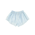 Piupiuchick skorts | light blue chambray