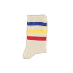 Piupiuchick socks | ecru w/ multicolor stripe