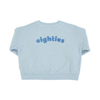 Piupiuchick sweatshirt | light blue w/ multicolor wave print