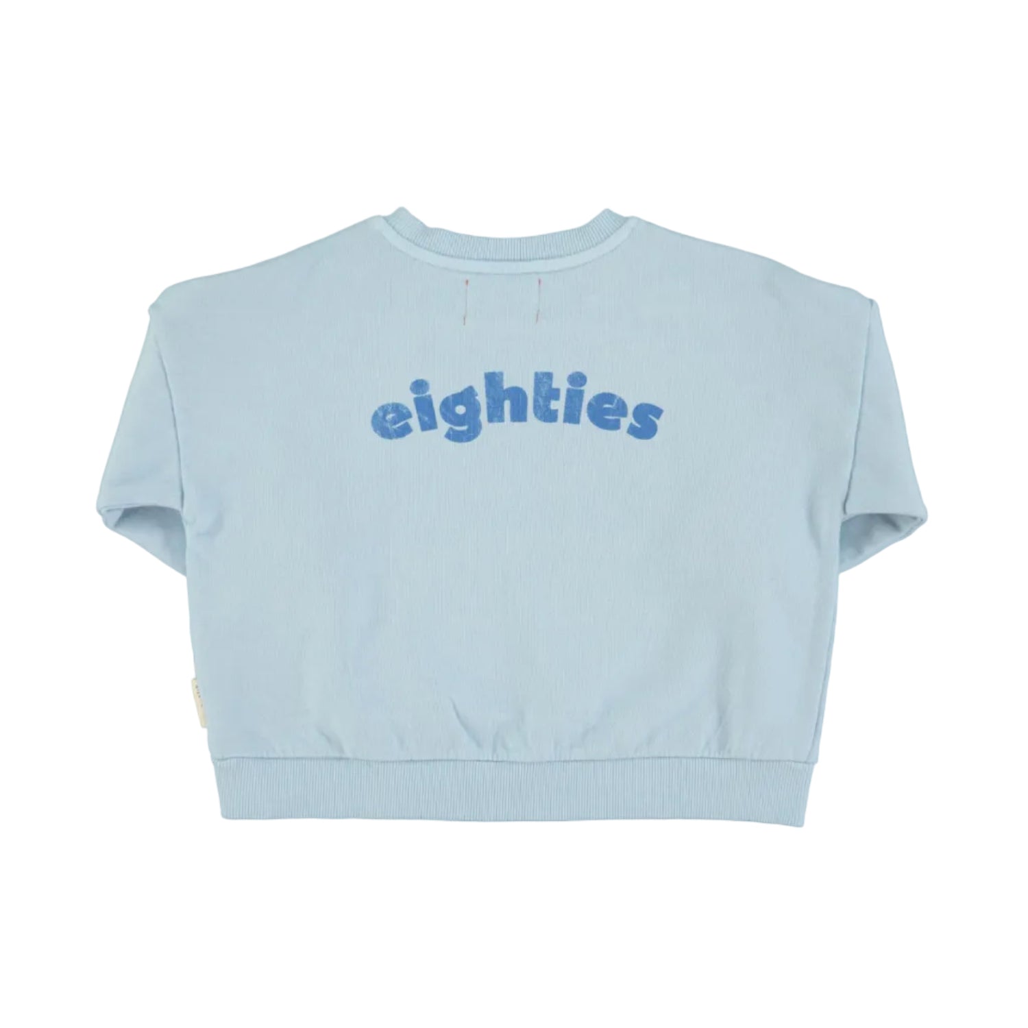 Piupiuchick sweatshirt | light blue w/ multicolor wave print