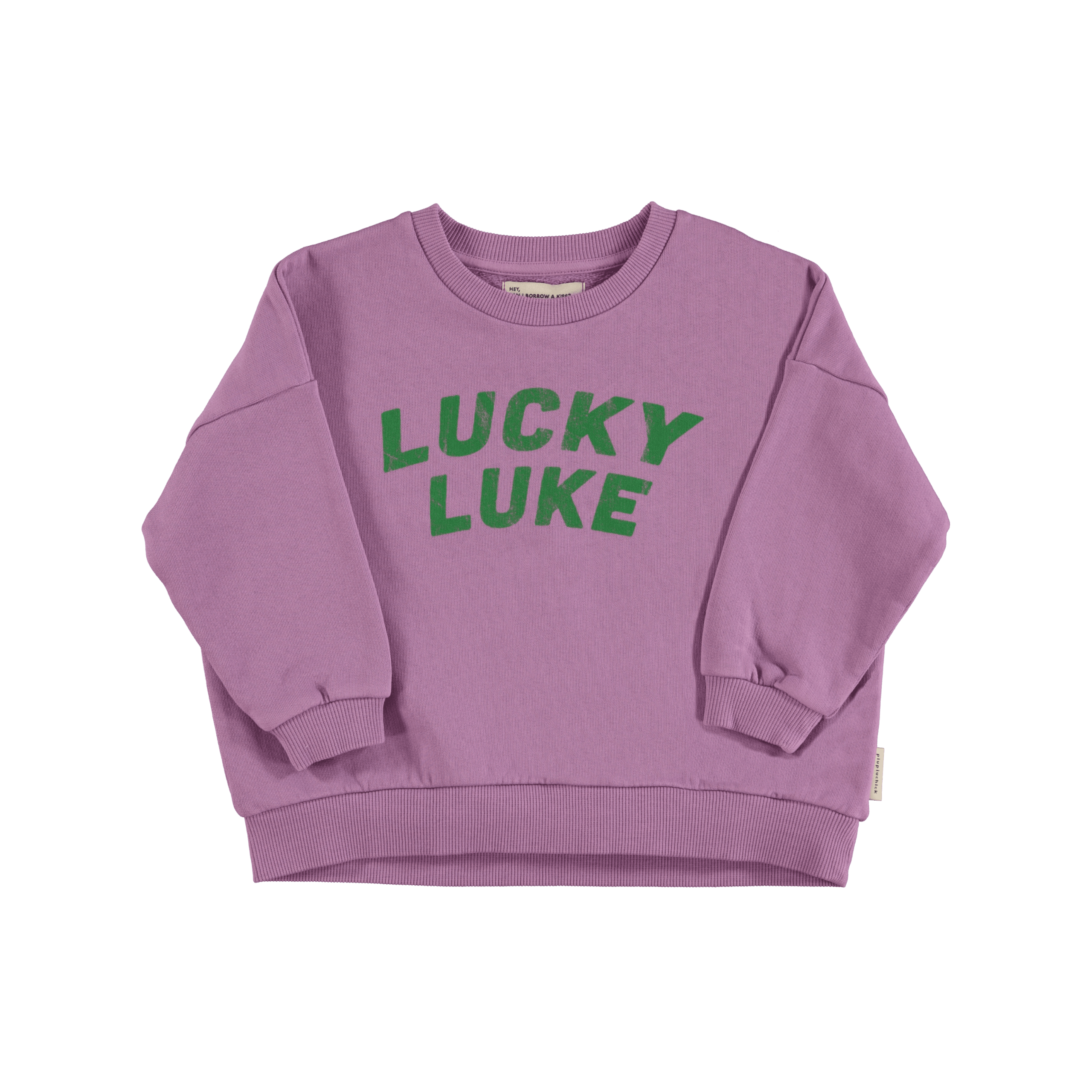 Piupiuchick sweatshirt | mauve w/ "lucky Luke" print