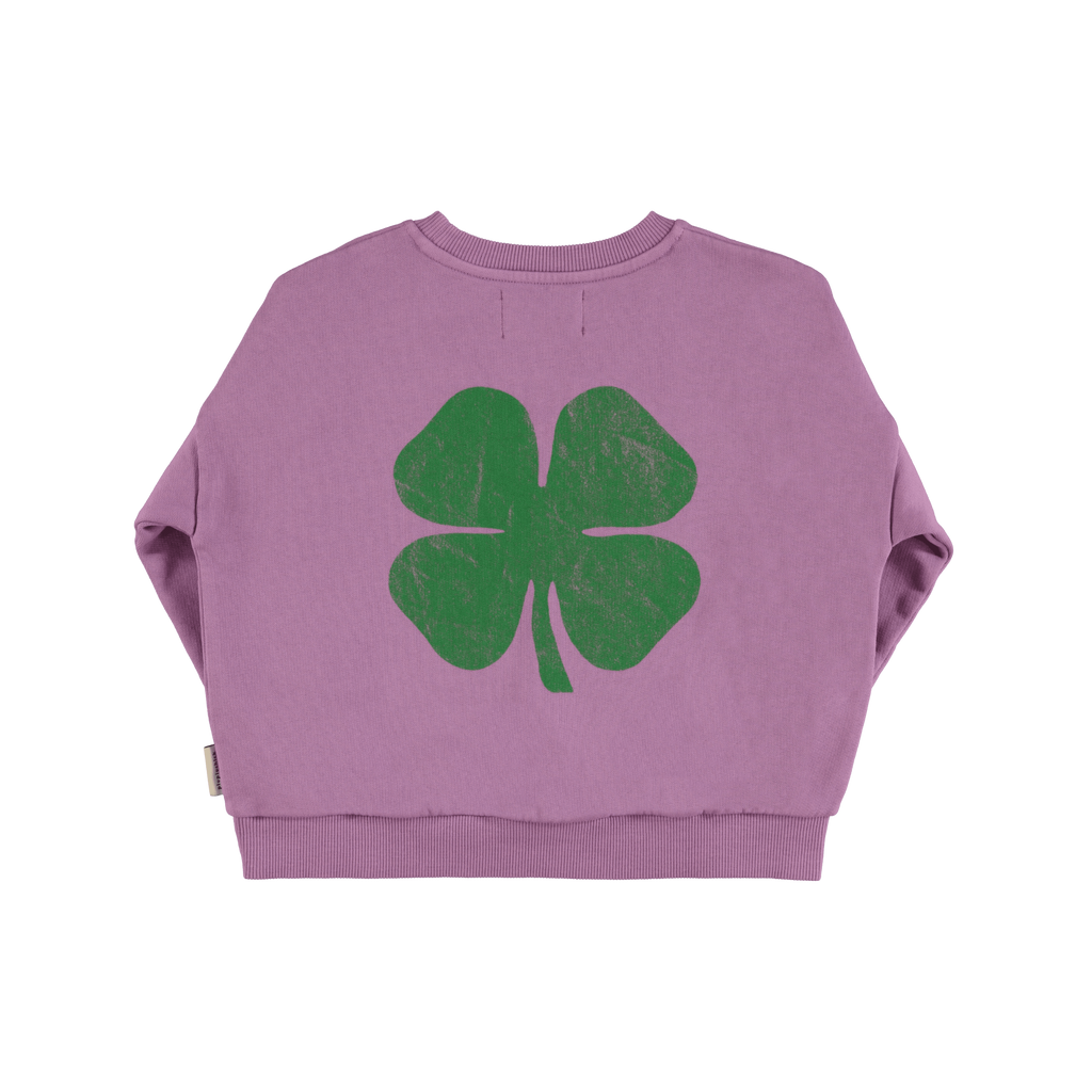 Piupiuchick sweatshirt | mauve w/ "lucky Luke" print