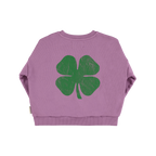 Piupiuchick sweatshirt | mauve w/ "lucky Luke" print