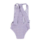 Piupiuchick swimsuit w/ back bow | lavender w/ animal print