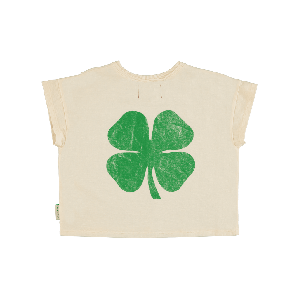 Piupiuchick t'shirt | ecru w/ "lucky luke" print