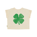 Piupiuchick t'shirt | ecru w/ "lucky luke" print