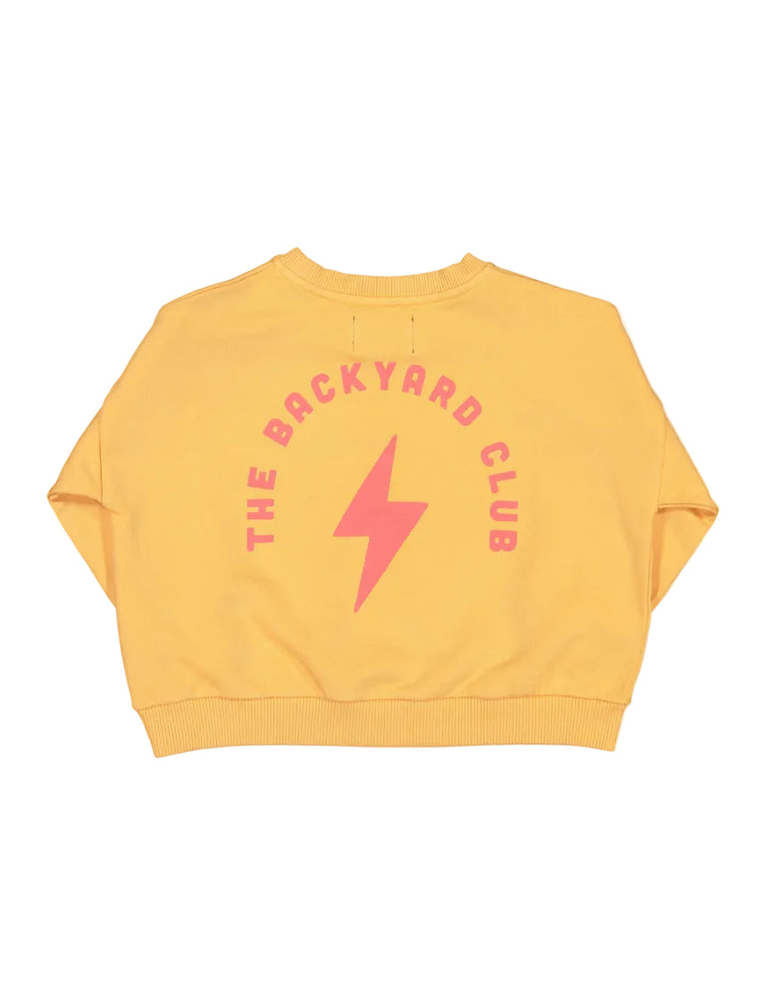 Piupiuchick unisex sweatshirt | mango "backyard club" print