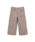 Play Up animal print twill pants | drawing