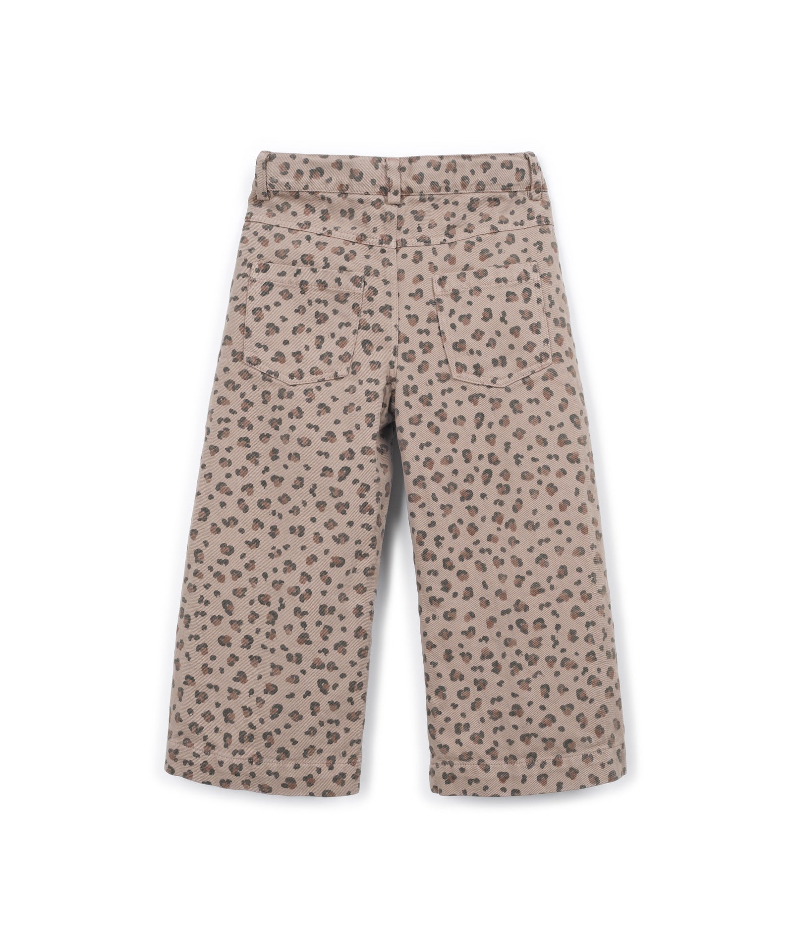 Play Up animal print twill pants | drawing