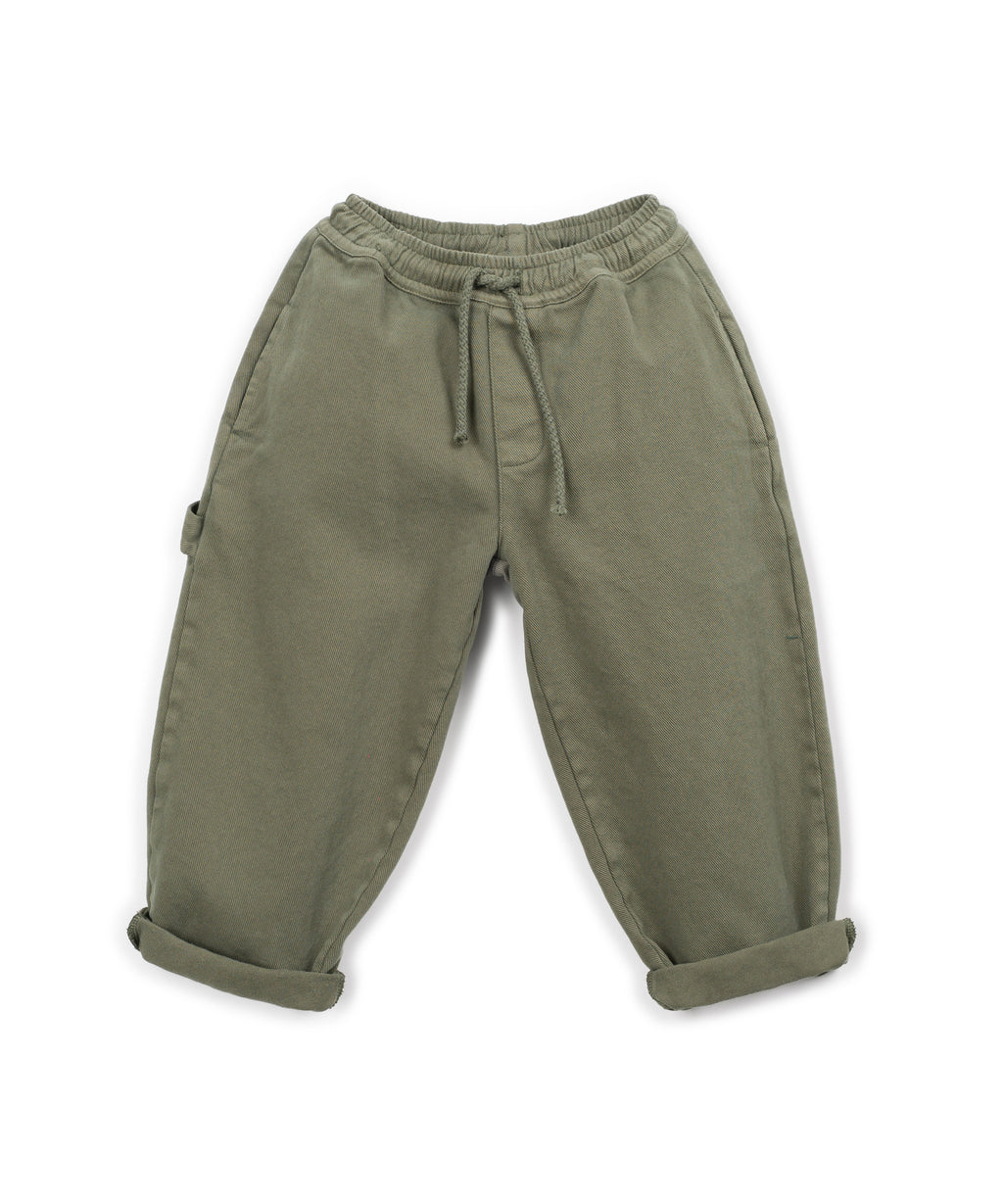 Play Up cotton twill pants | stones