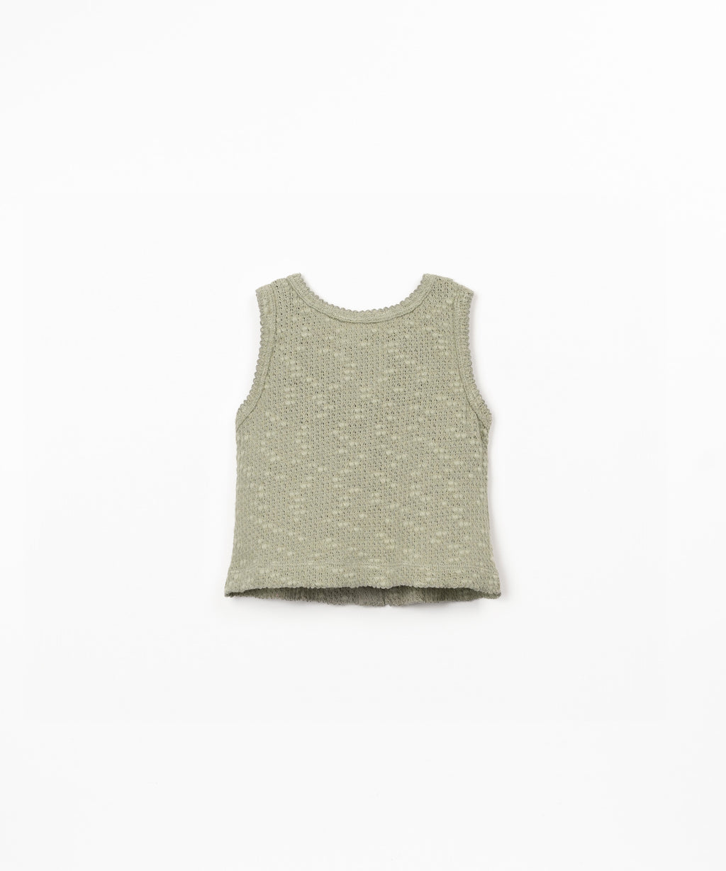 Play Up embellished piqué top | texture