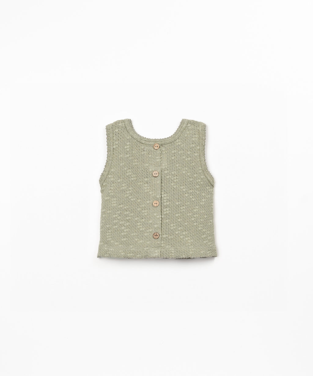 Play Up embellished piqué top | texture