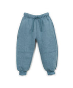 Play Up jersey pants | cyanotype