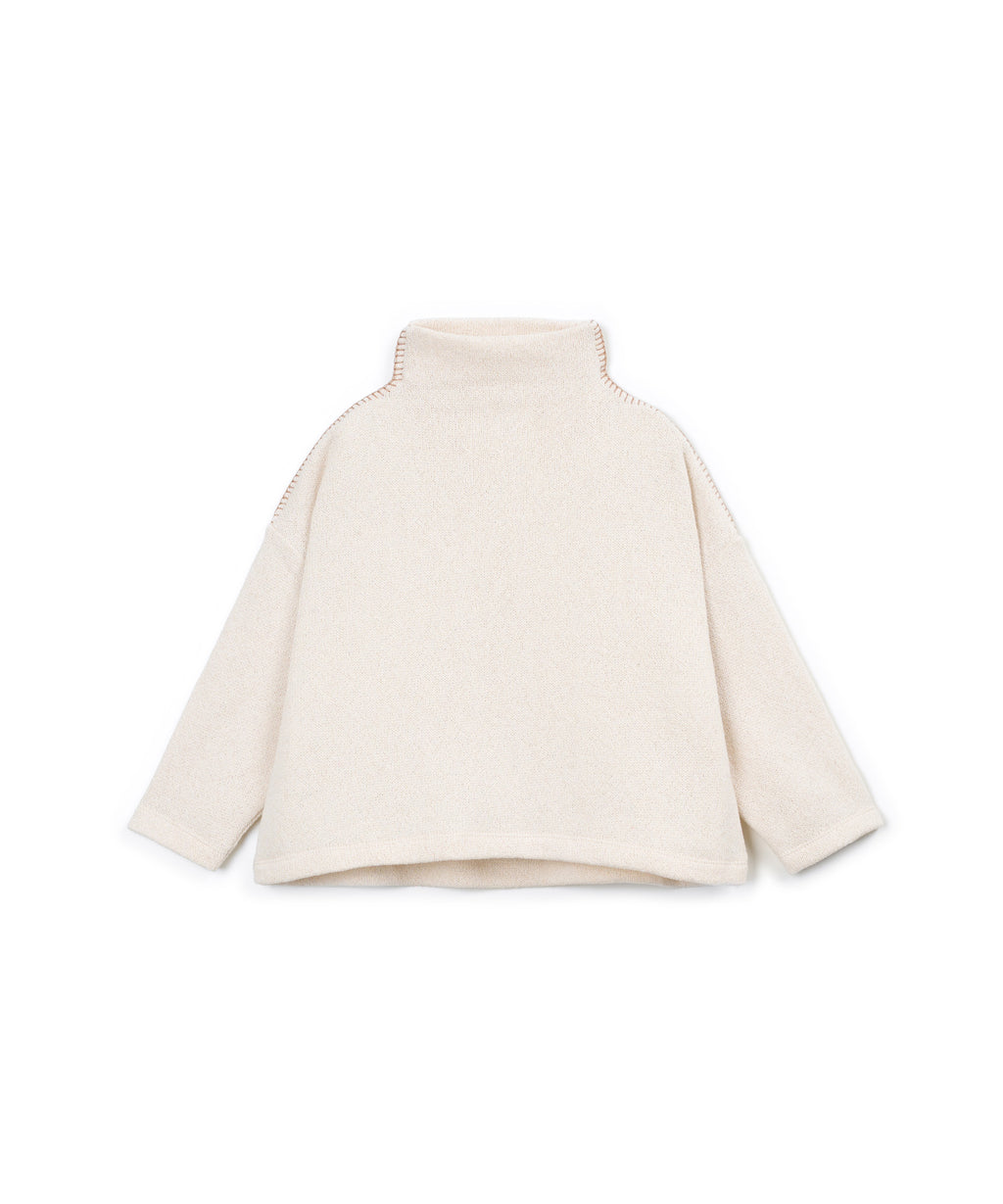 Play Up knit sweater with mock neck | sketches