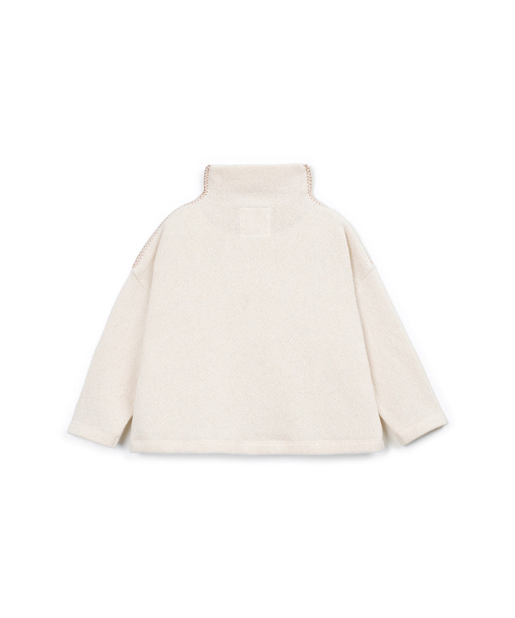 Play Up knit sweater with mock neck | sketches