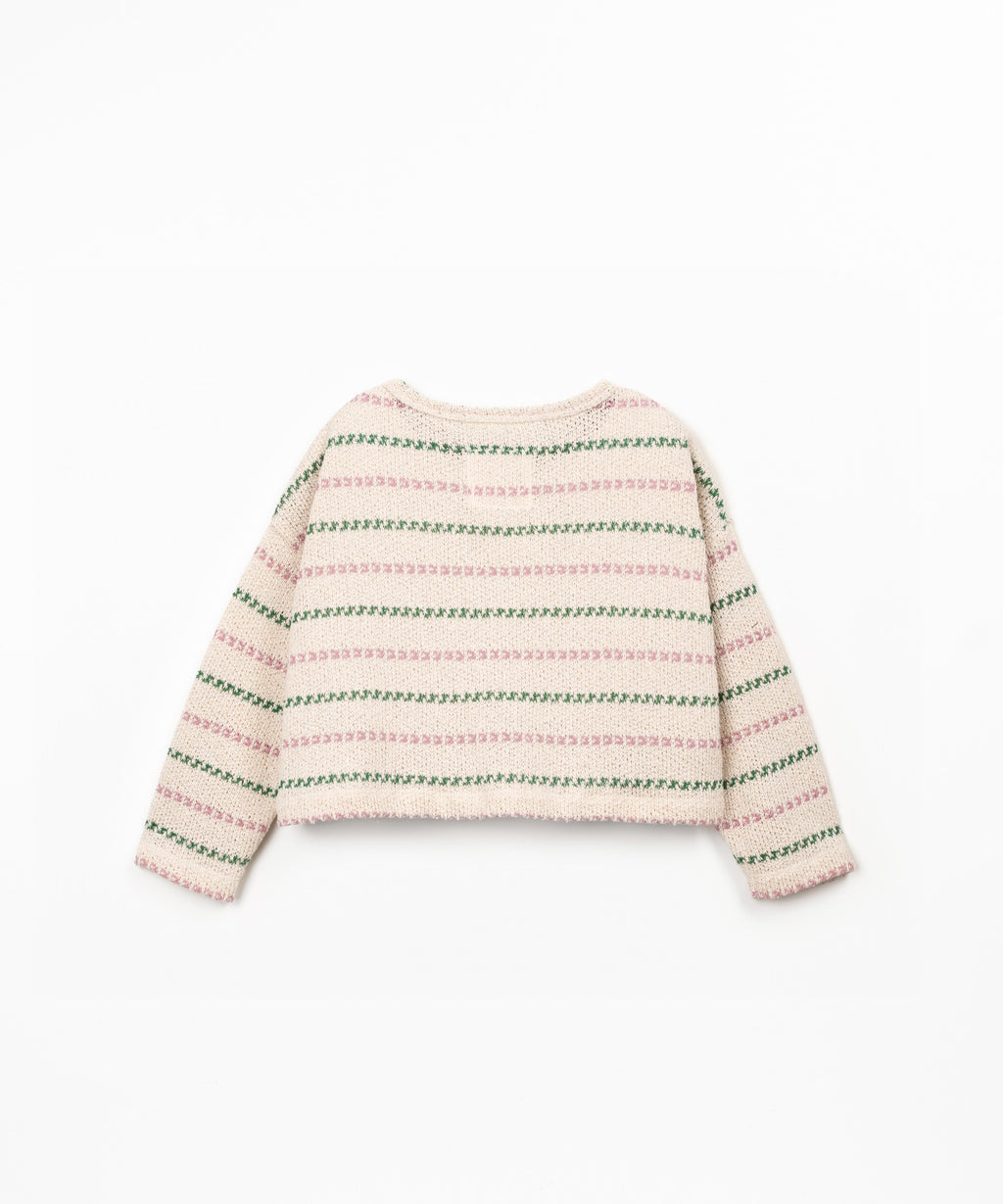 Play Up striped jersey sweater | sculpture