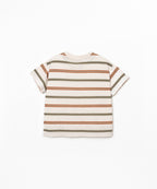 Play Up striped jersey tshirt | texture