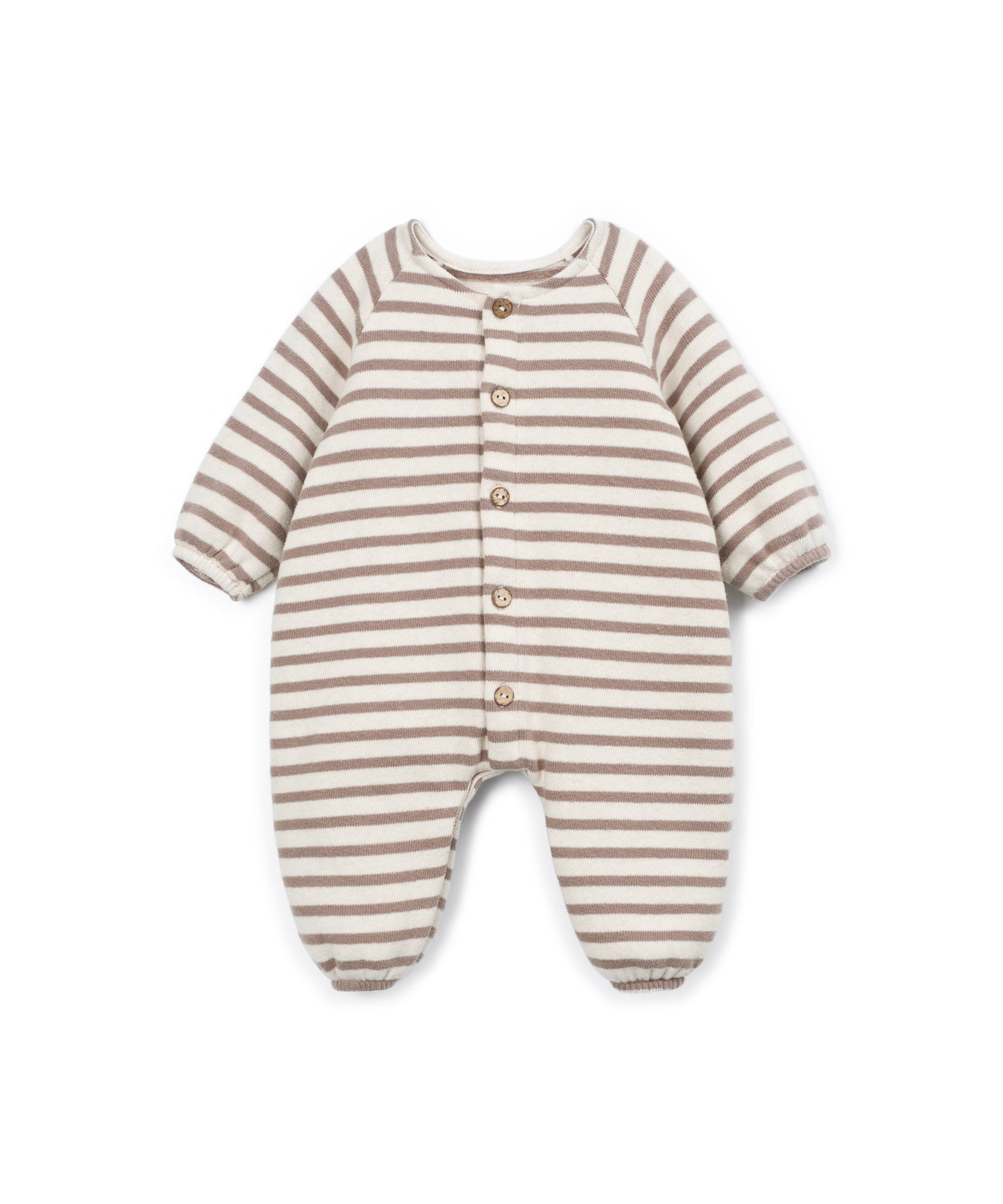 Play Up striped knit jumpsuit | drawing