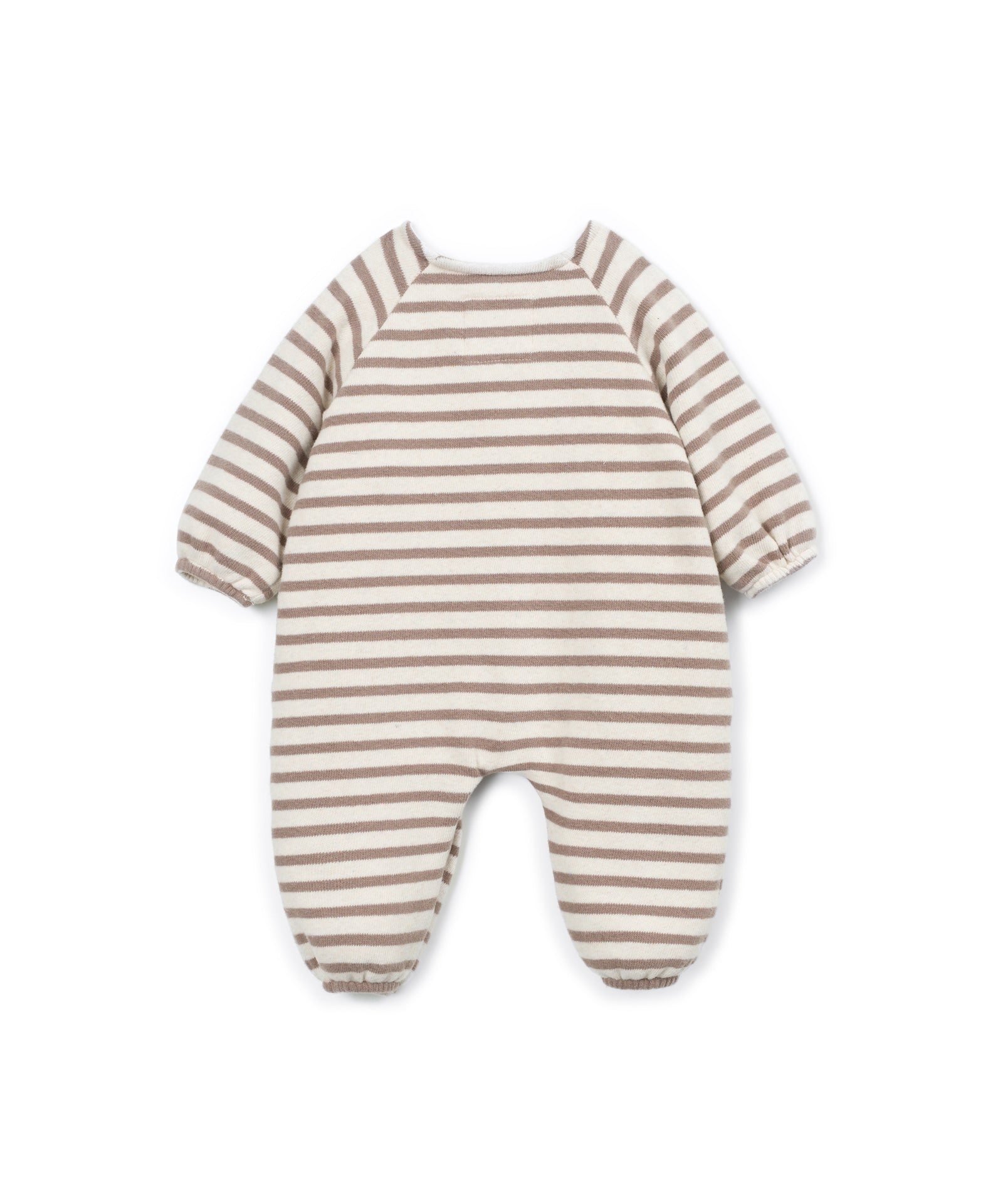Play Up striped knit jumpsuit | drawing