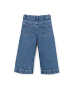 Play Up wide leg denim pants | blue denim