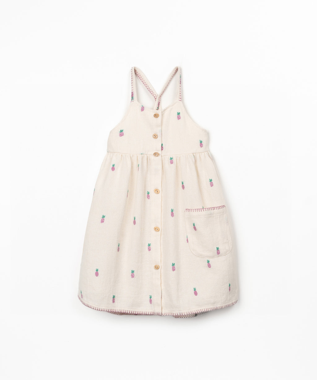 Play Up woven dress | pineapple