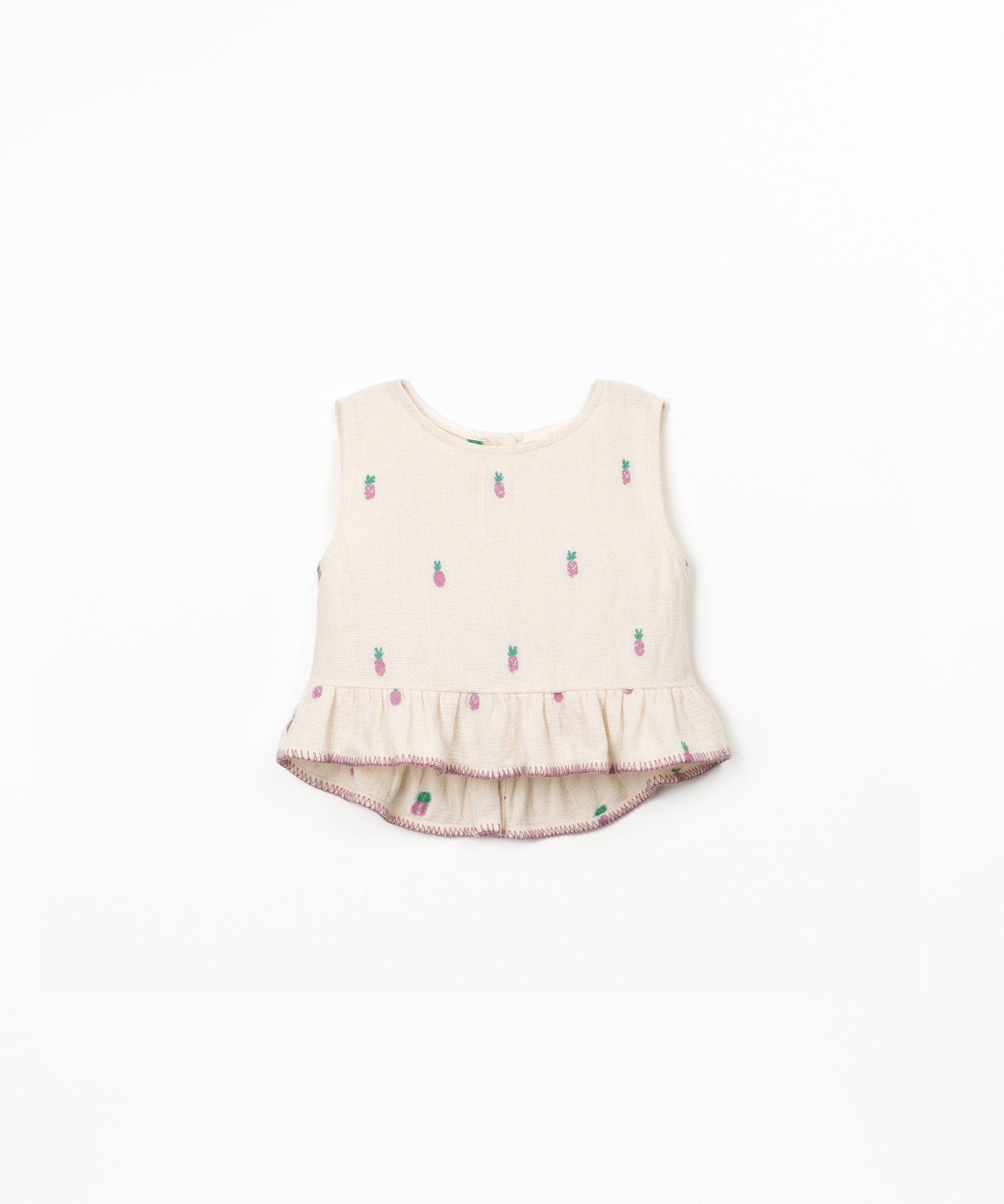 Play Up woven top | pineapple