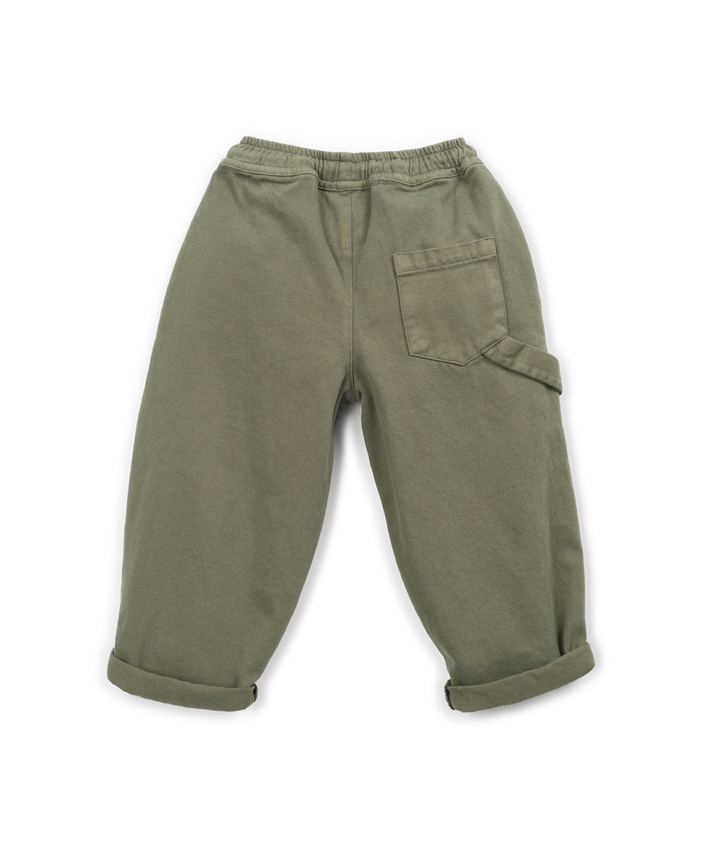 Play Up cotton twill pants | stones