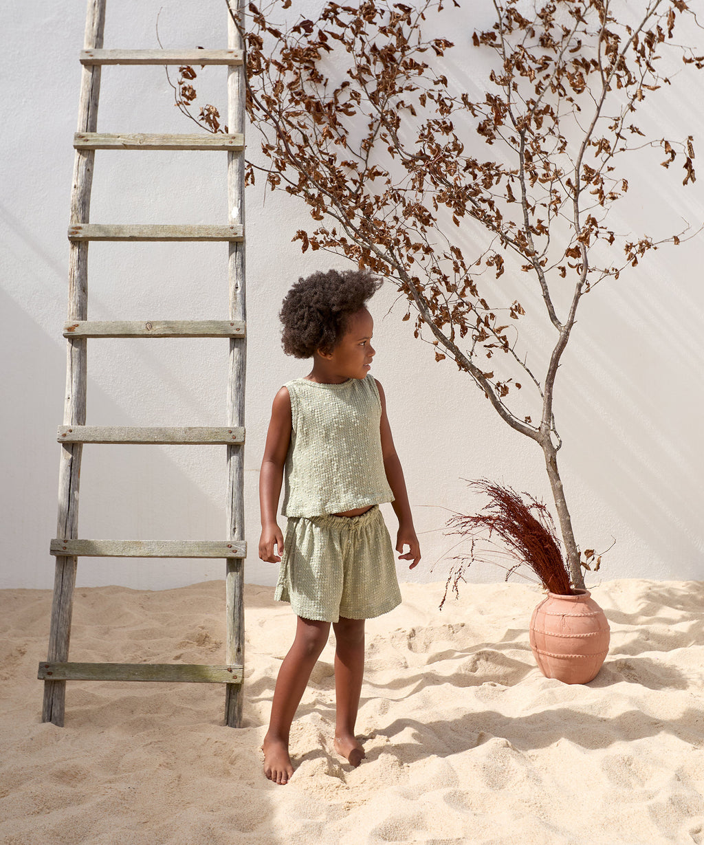 Play Up embellished piqué top | texture