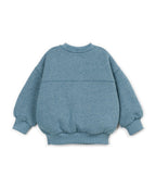 Play Up fleece sweater | cyanotype