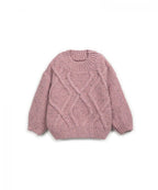 Play up knitted sweater | rose