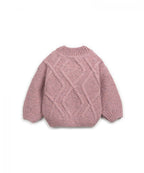 Play up knitted sweater | rose