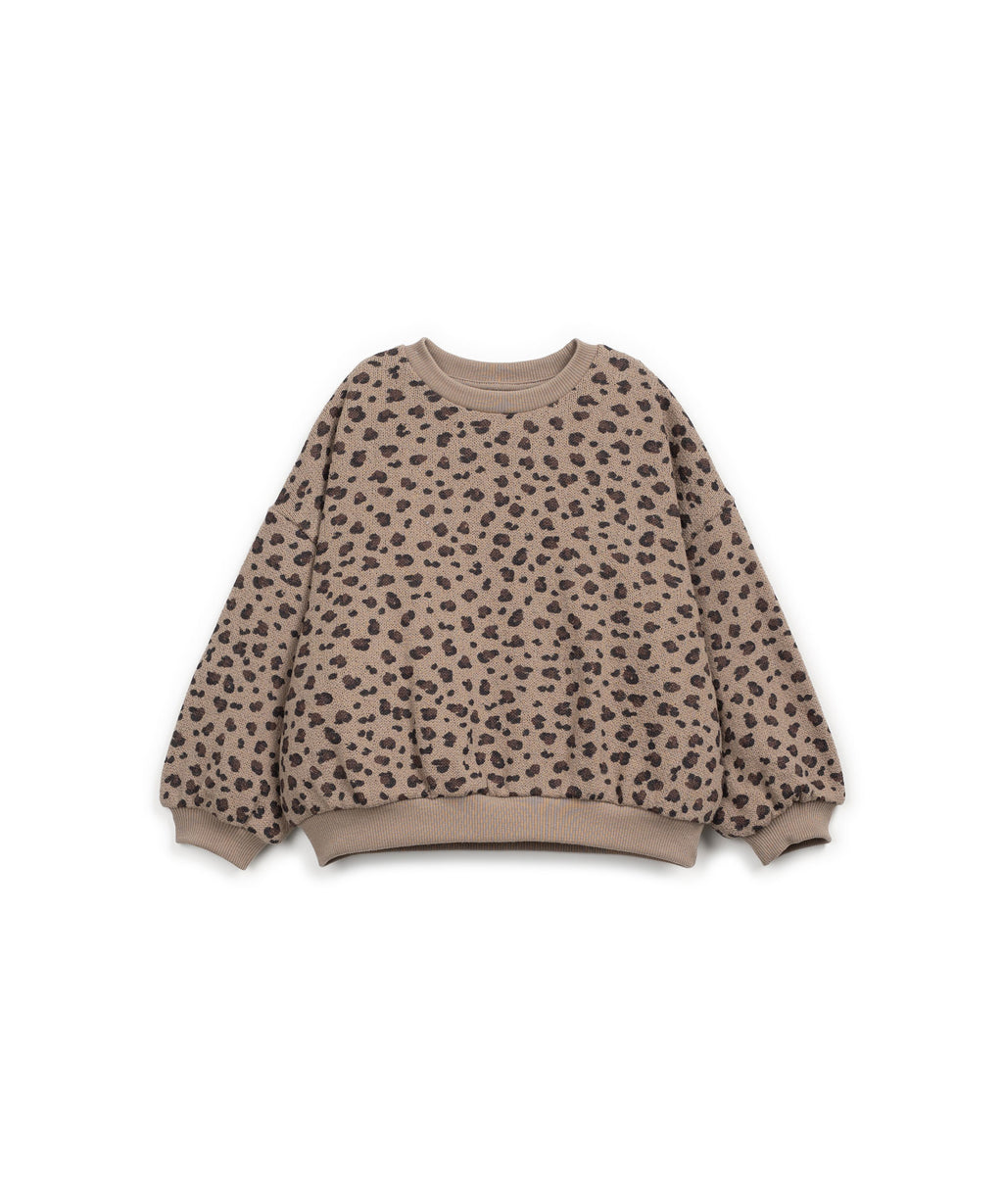 Play up printed jersey sweater | leo ancestral
