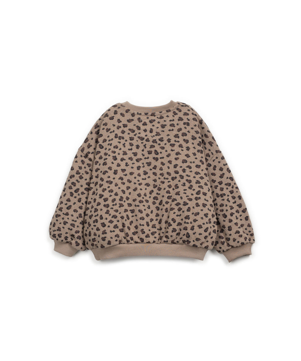 Play up printed jersey sweater | leo ancestral