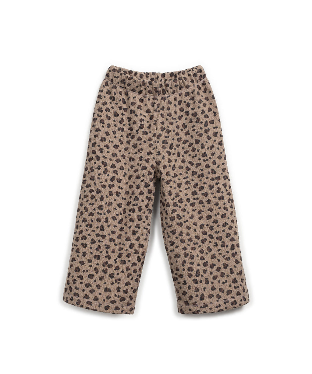 Play up printed jersey trousers | leo ancestral