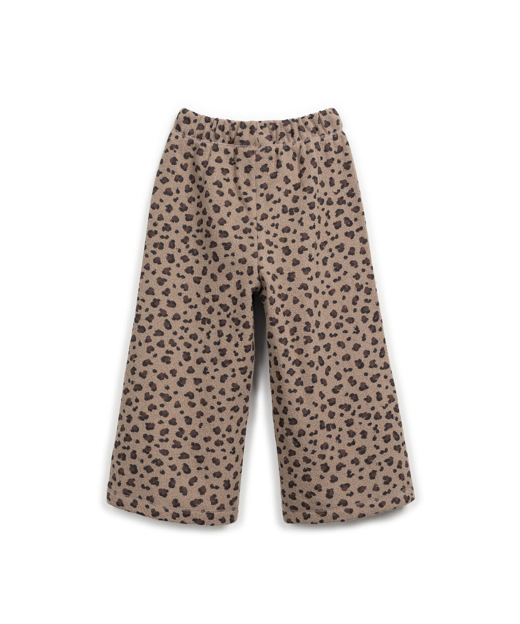 Play up printed jersey trousers | leo ancestral