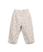 Play up printed twill trousers | tones