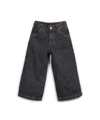 Play up wide denim trousers | grafite